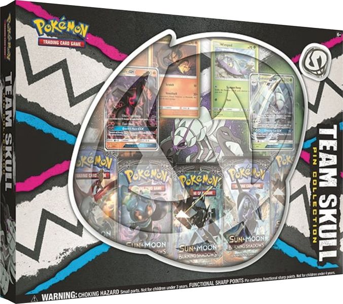 Pokemon Team Skull Pin Collection