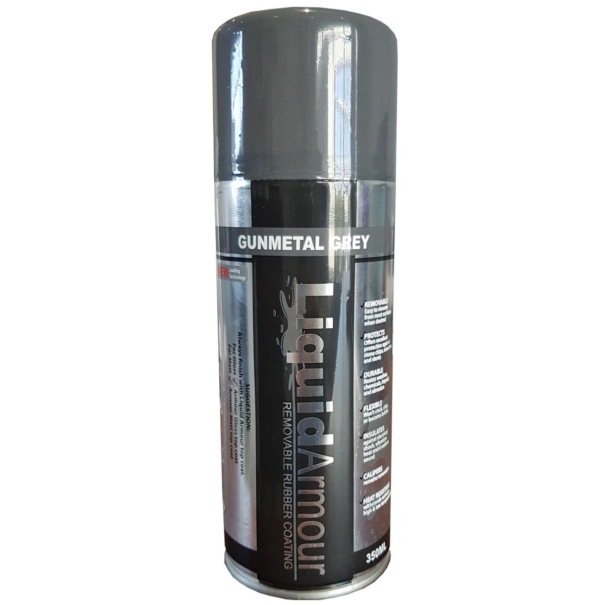 Liquid Armour Removable Synthetic Rubber Coating 350ml Aerosol Gun