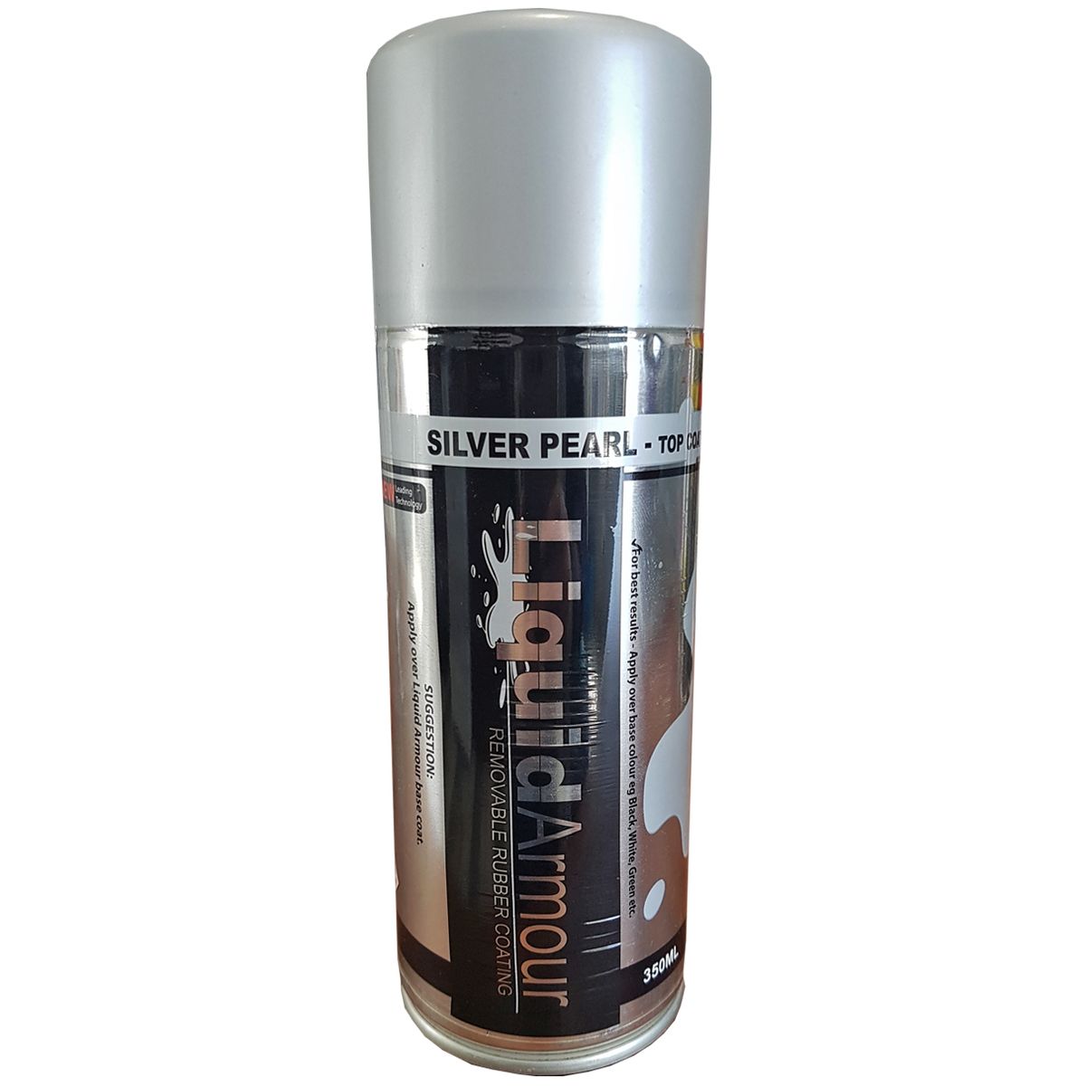 Liquid Armour Removable Synthetic Rubber Coating 350ml Aerosol Silver