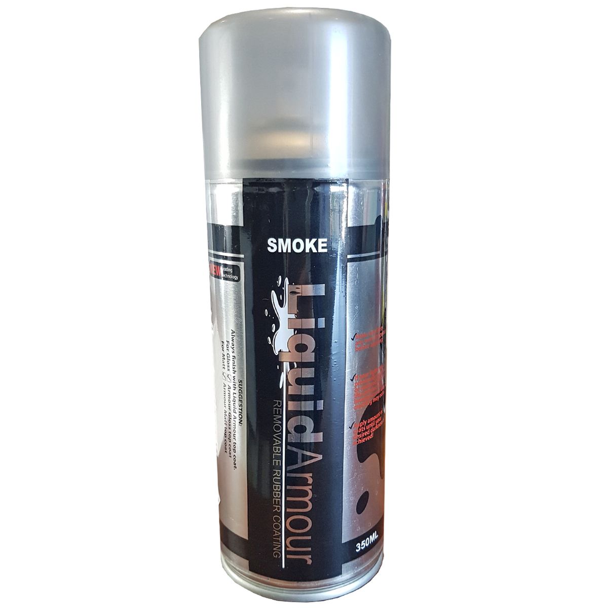 Liquid Armour Removable Synthetic Rubber Coating 350ml Aerosol Smoke