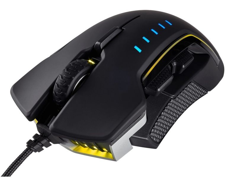 Corsair Glaive Optical Gaming Mouse - Black &amp; Aluminum