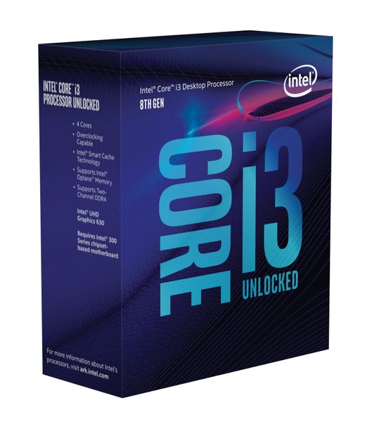 Intel Coffeelake-S LGA1151 i3-8100 4 Core Desktop CPU