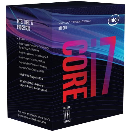 Intel Coffeelake-S LGA1151 i7-8700 6 Core Desktop CPU