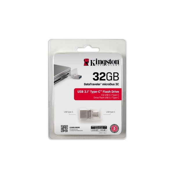 Kingston 32GB DataTraveler Micro Duo Flash Drive