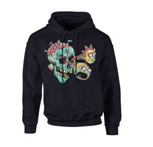 Rick &amp; Morty: Eyeball Skull Hoodie (Parallel Import)