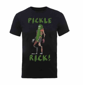 Rick &amp; Morty: Pickle Rick Black T-Shirt (Parallel Import)