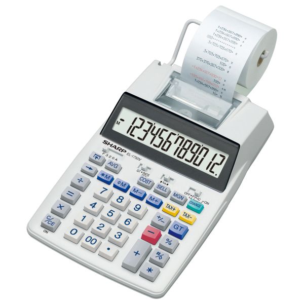 Sharp EL1750 Print Calculator