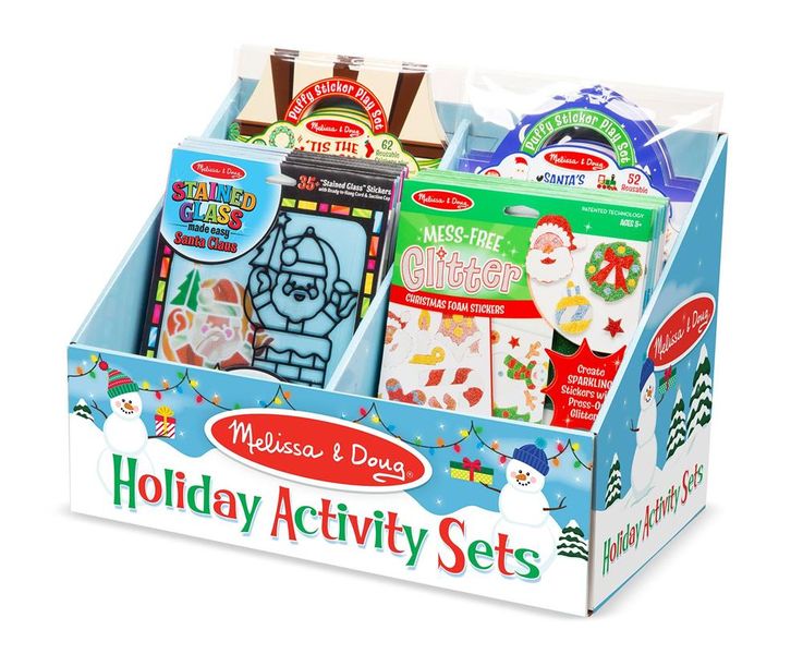 Melissa &amp; Doug Holiday Activity Sets Loaded Counter Display