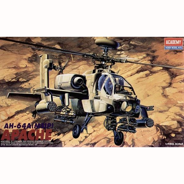 Academy 12262 1/48 AH-64A Apache Longbow