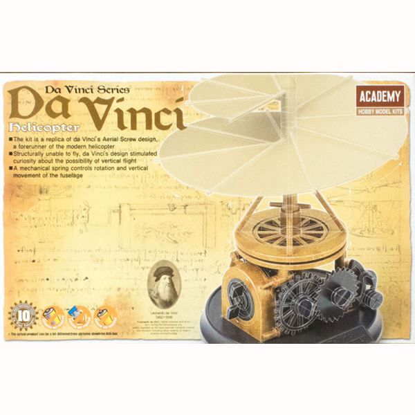Academy Davinci Helicopter Model Kit