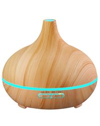 Greenleaf Ultrasonic Essential Oil Diffuser Humidifier Light Grain Wood 300ml