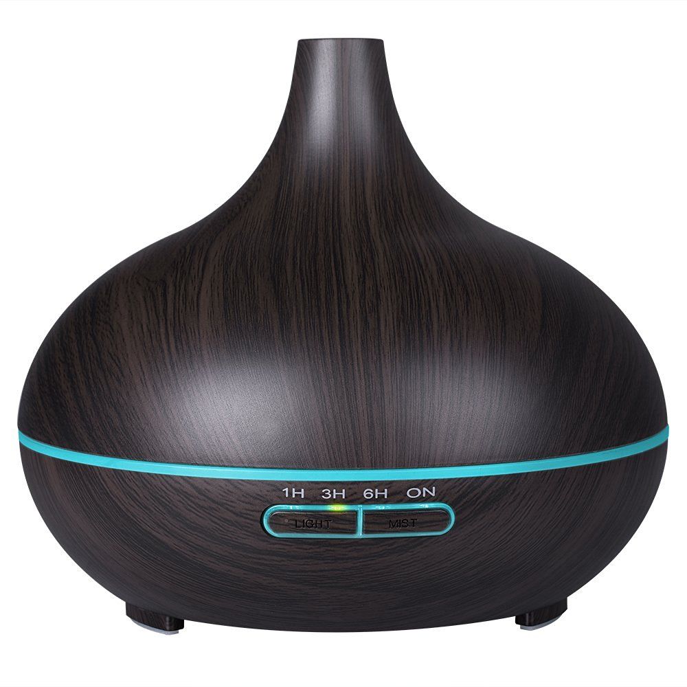 GreenLeaf Ultrasonic Essential Oil Diffuser & Humidifier Dark Grain