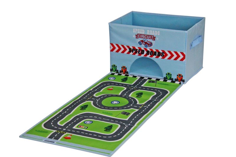 Jeronimo Playmat Storage Box - Traffic Land