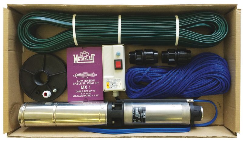 DAB WATERPACK DAB 1 Borehole Pump Set with 50m Cable