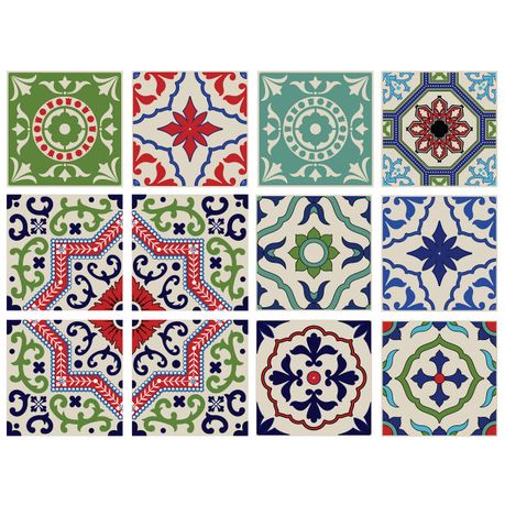 Fantastick 20cm Vinyl Wall Tile Moroccan In South
