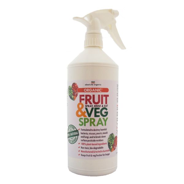 Absolute Organix Fruit &amp; Veg Spray - 1 Litre