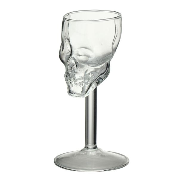 Crystal Skull Shot Wine Glass