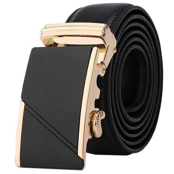 Dante Men's Leather Belt with Automatic Buckle
