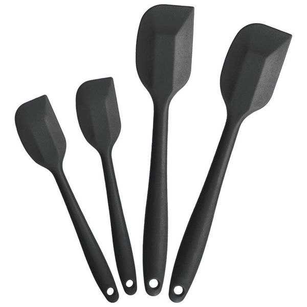 Silicone Heat Resistant Spatulas - 4 Piece