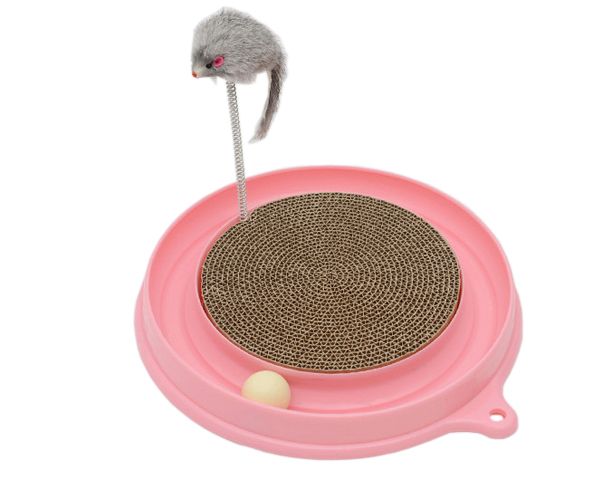 Multipurpose Cat Scratcher Track Toy