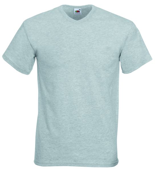 Fruit Of The Loom Men's Valueweight V-Neck - Heather Grey