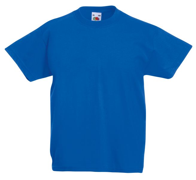Fruit Of The Loom Kids Original Shirt - Royal Blue