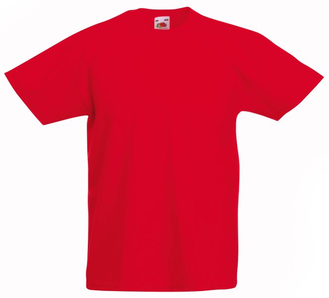 Fruit Of The Loom Kids Original Shirt - Red