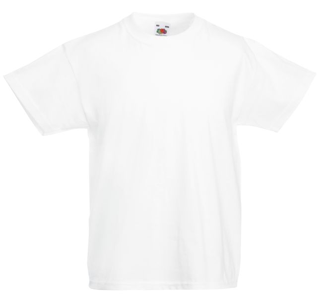 Fruit Of The Loom Kids Original Shirt - White