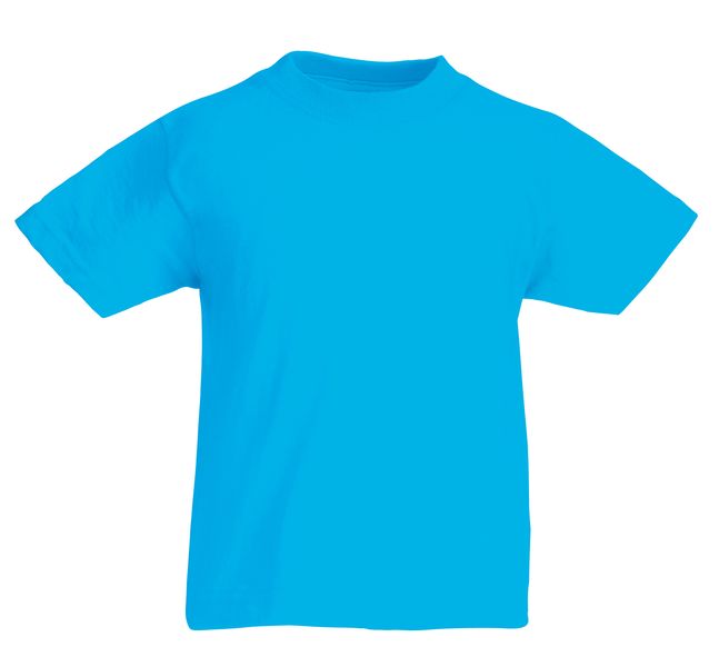 Fruit Of The Loom Kids Original Shirt - Azure Blue