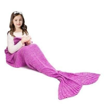 Jeronimo Flat Kids Mermaid Blanket - Pink