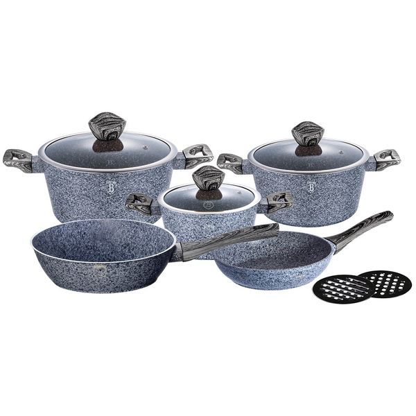 Berlinger Haus - 10-Piece Cookware Set Forest Dark Grey