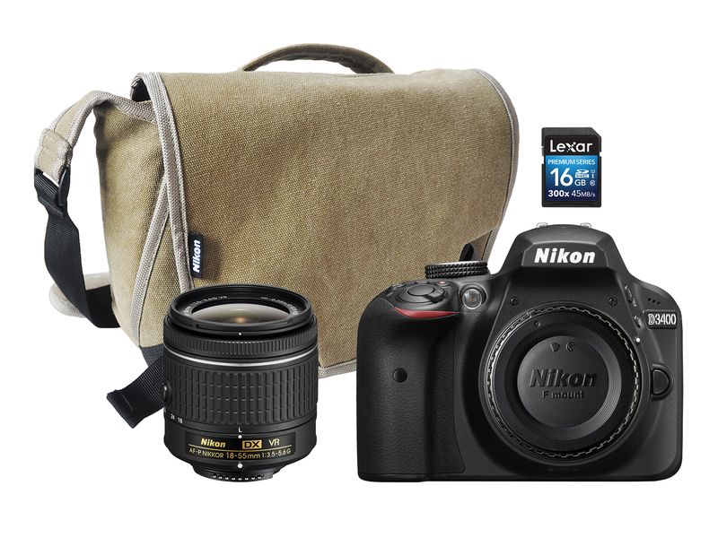 Nikon D3400 DSLR 24.2MP Starter Value Bundle