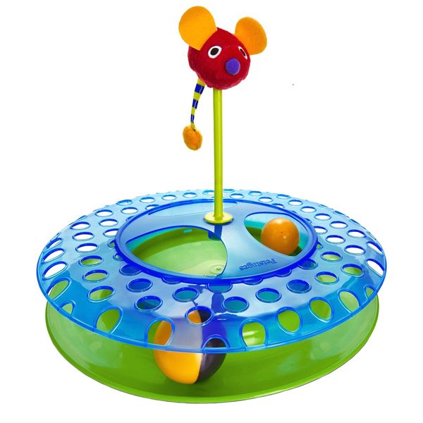 Petstages - Cat Toy Cheese Chase - Multi-Coloured