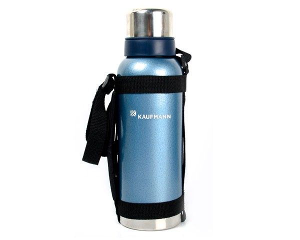 Kaufmann Blue Steinless Steel Flask - 1.2L