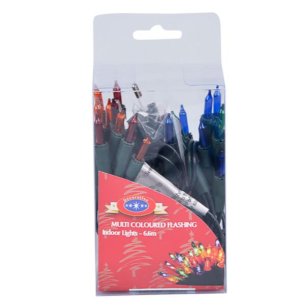 Flashing Indoor Christmas Lights - String Of 25