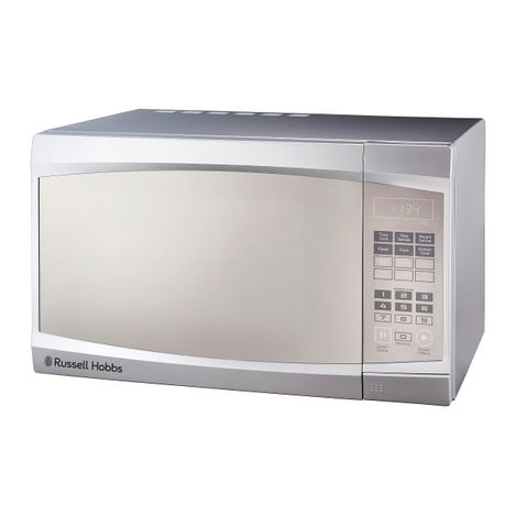 russell hobbs 30 litre electronic microwave silver