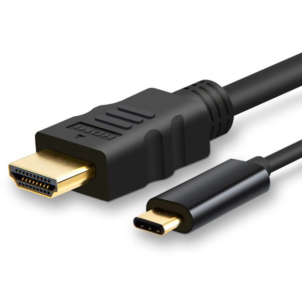 LASA USB 3.1 Type-C To HDMI Cable USB-C Extension 2m Cable