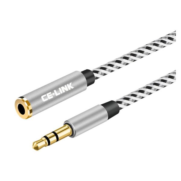 LASA 3.5mm Audio Stereo Line Male To Female 2m Cable