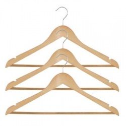 3 Piece Wooden Hanger