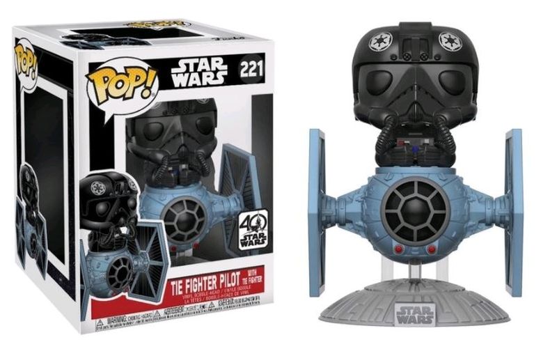 Funko Pop Deluxe Star Wars - Tir Fighter Pilot With Tie Pilot