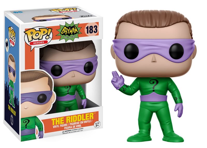 Funko Pop Heroes Batman Classic TV Series - The Riddler With Chase