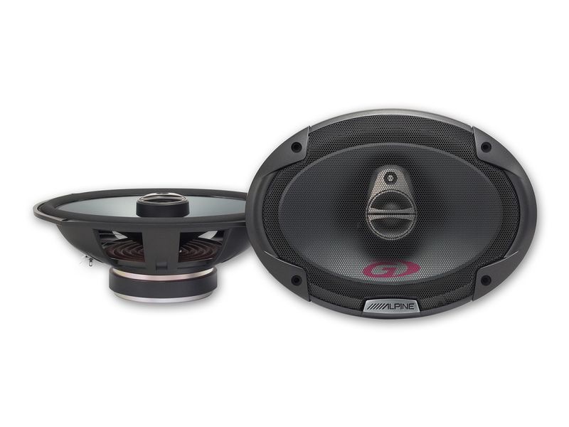 Alpine - 6 x 9' Coaxial 3-way Speaker - 16cm x 24cm