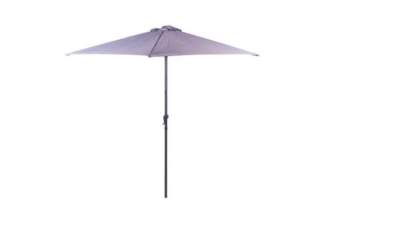 Seagull Parasol Umbrella Aluminium Pole Light Grey 2.7m