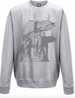 Star Wars: At-at Xmas Walker Grey Sweater (Parallel Import)