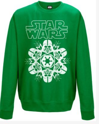 Star Wars: Vader Snowflake Green Sweater (Parallel Import)