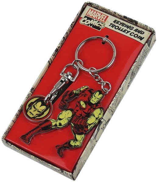 Marvel: Iron Man Trolley Coin Keyring (Parallel Import)