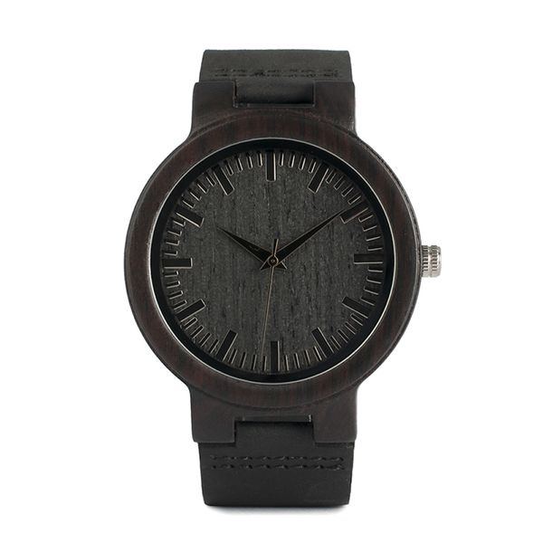 Bobo Bird Wooden Watch - Black