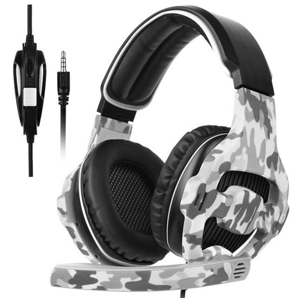 Sades 810 Camouflage Gaming Headphones with Microphone