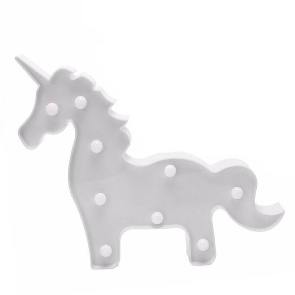 White Unicorn Marquee LED Light