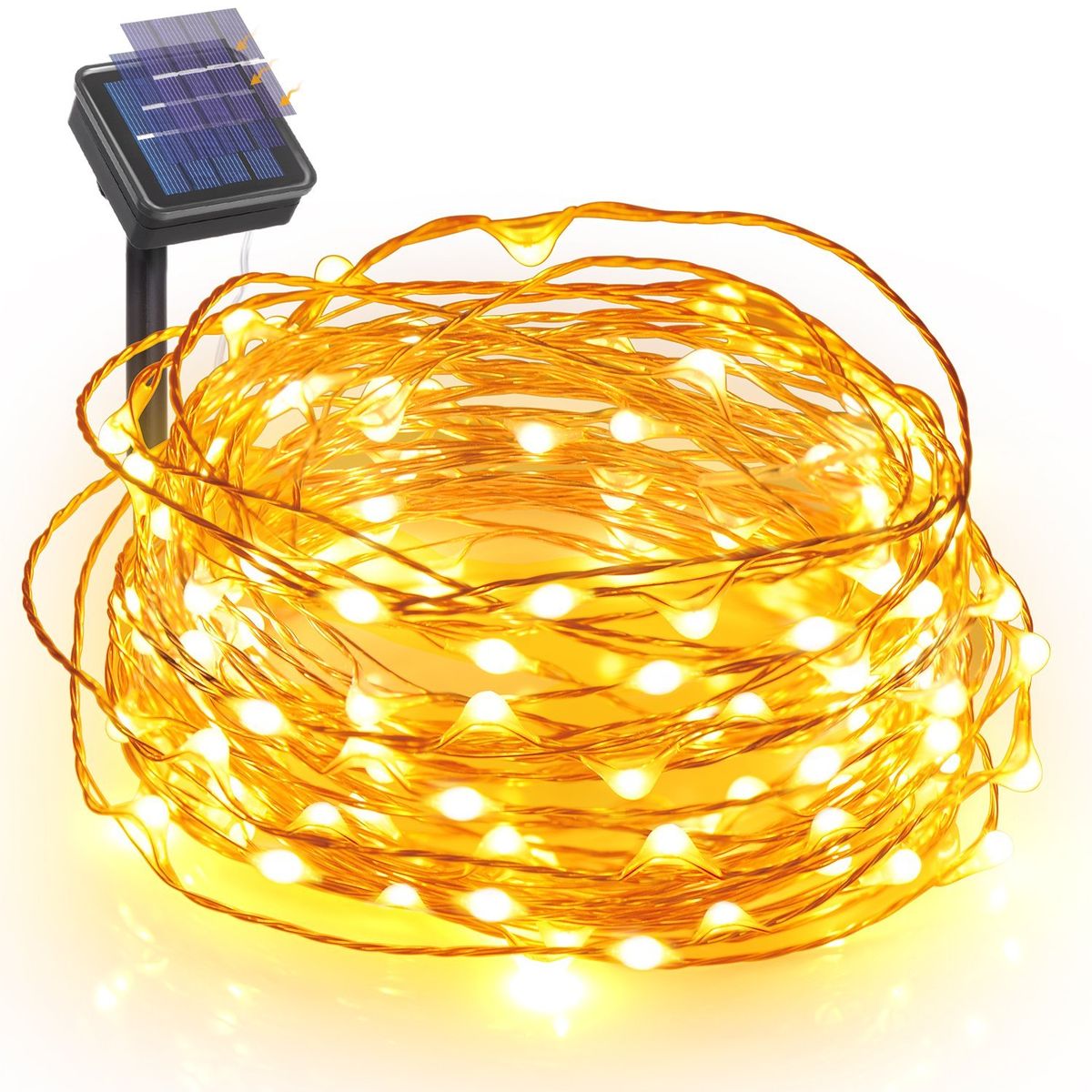 Lumina 10m Solar Fairy Light Warm White In South Lumina 10m Solar Fairy Light Warm White